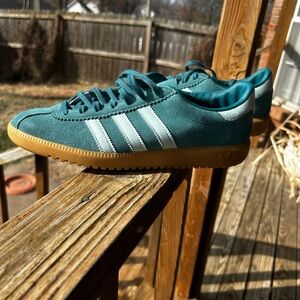 adidas Originals Green and White Sneakers